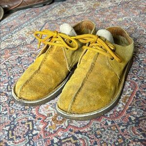 Men's Mustard Yellow Suede Loafers